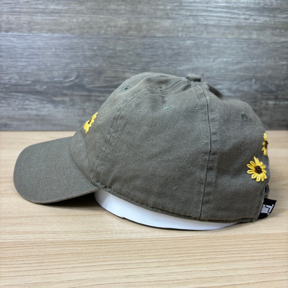 Sunflower Hat Cap Strap Back Womens Brown Olive‎ Green Outdoors Adjustable - Picture 5 of 11